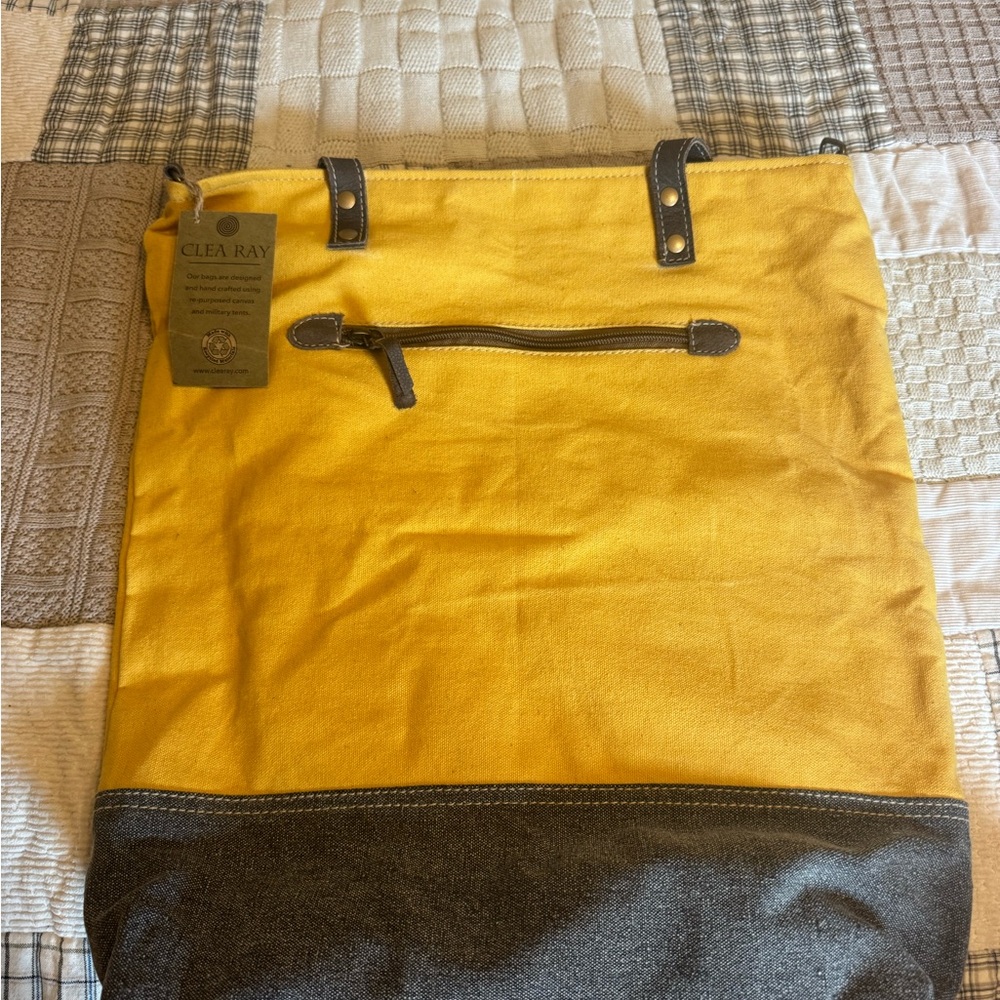 Yellow and Gray Bag